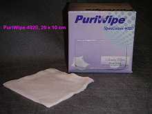 PuriWipe 4020, 10 x 20 cm, Soft 'Spun Cotton' Wipes